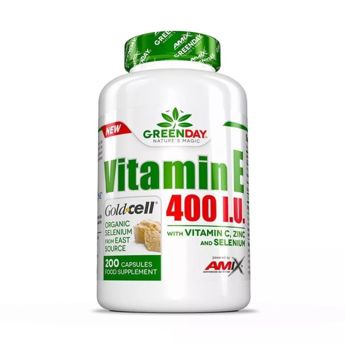Вітаміни та мінерали Amix Nutrition GreenDay Vitamin E 400 IU Life+, 200 капсул