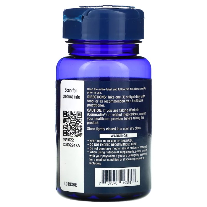 Вітаміни та мінерали Life Extension Vitamin K2 Low Dose, 90 капсул