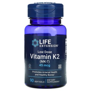 Вітаміни та мінерали Life Extension Vitamin K2 Low Dose, 90 капсул