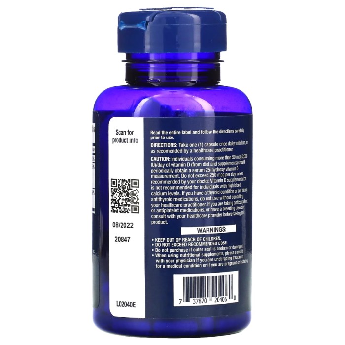 Вітаміни та мінерали Life Extension Vitamins D and K with Sea-Iodine, 60 капсул