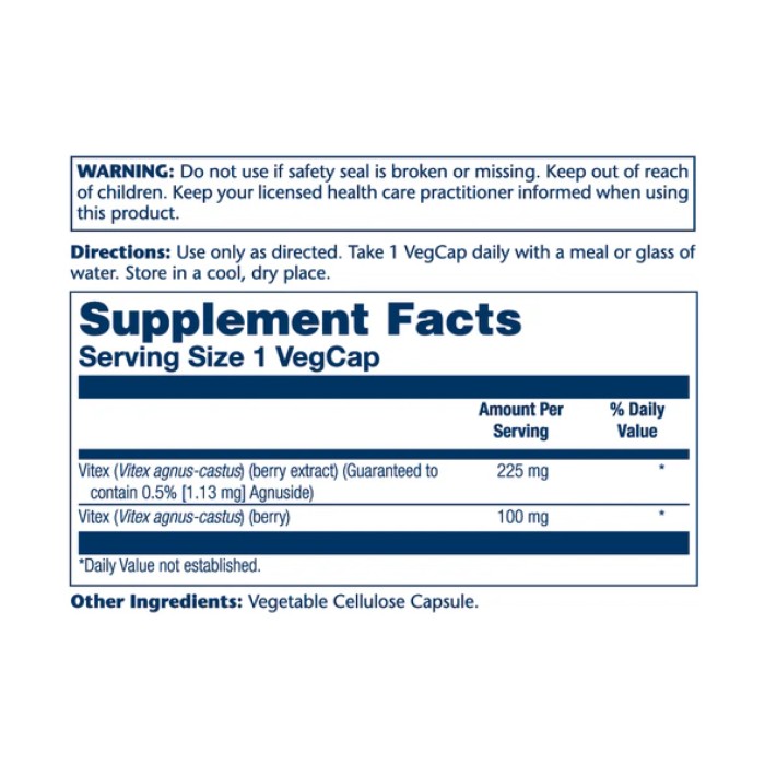 Екстракт ягід Вітекс 225 мг - 60 капсул