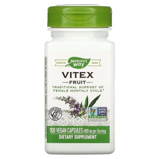 Натуральна добавка Nature's Way Vitex Fruit, 100 вегакапсул