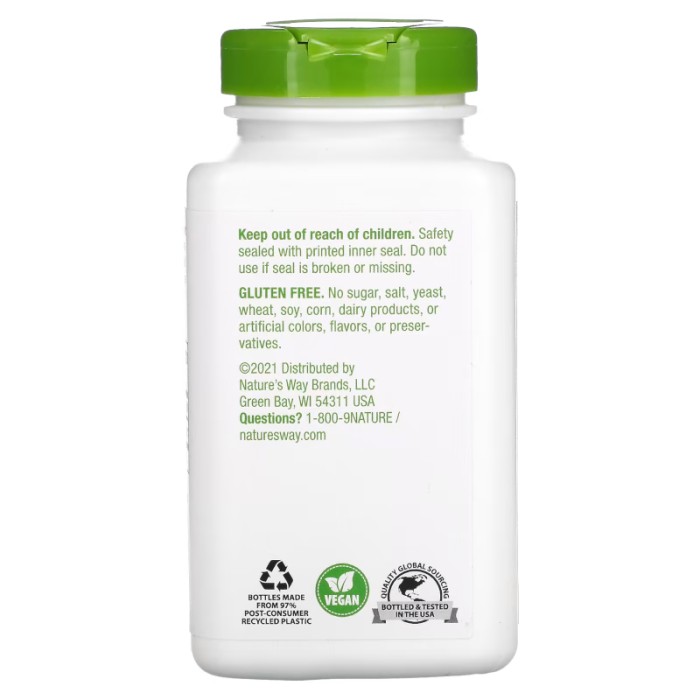 Натуральна добавка Nature's Way Vitex Fruit, 320 вегакапсул