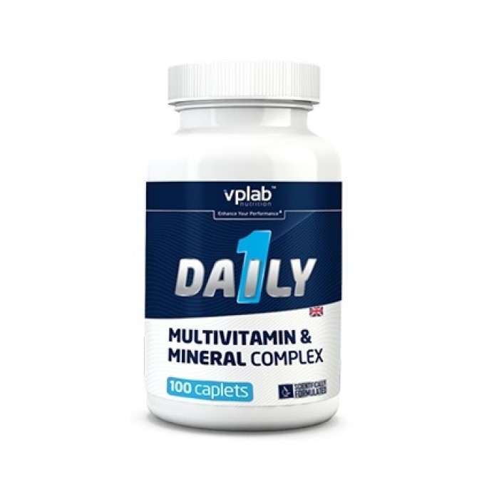 Витамины и минералы VPLab Daily 1 Multivitamin, 100 каплет
