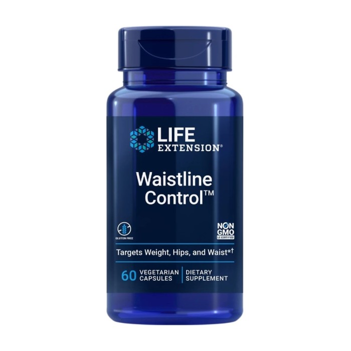 Жиросжигатель Life Extension Waistline Control, 60 вегакапсул.