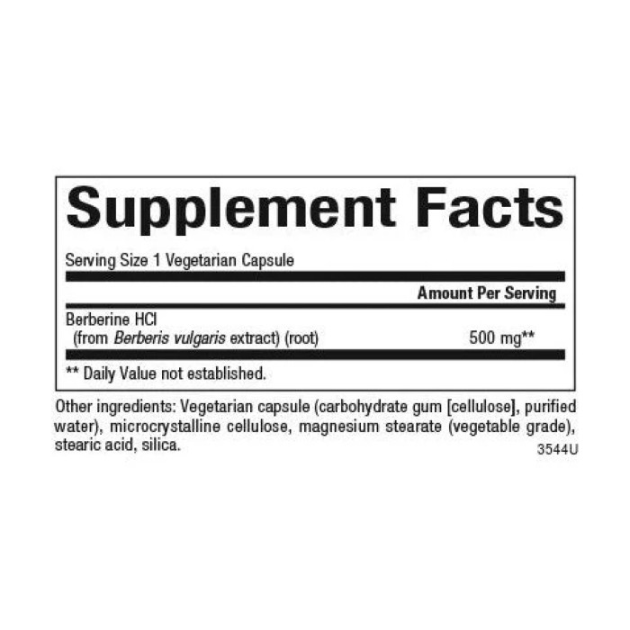 WellBetX Берберин 500 мг - 120 вегетаріанських капсул