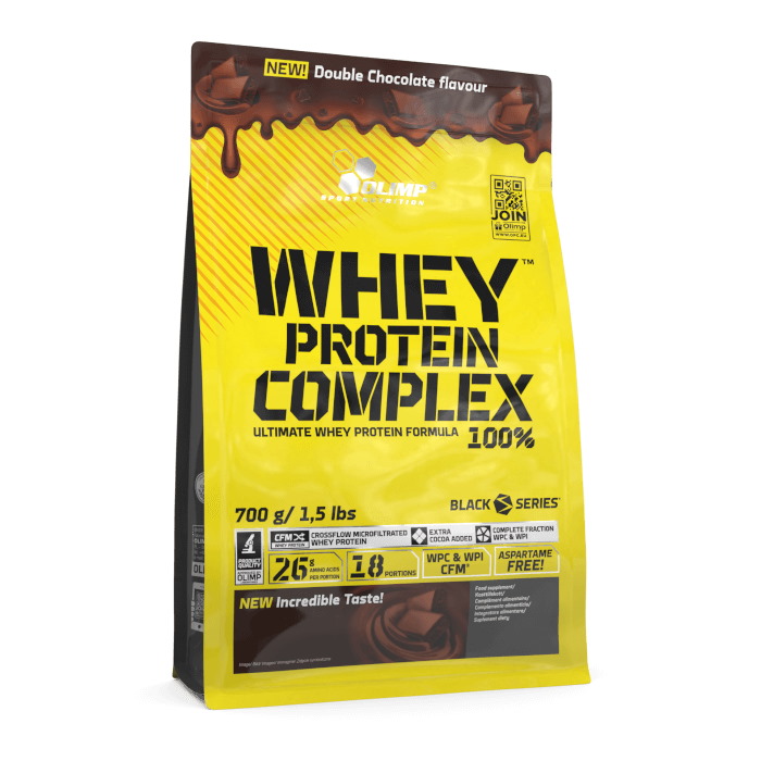 Протеїн Olimp Whey Protein Complex 100%, 700 грам Подвійний шоколад