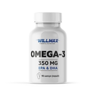 Жирні кислоти Willmax Omega-3 350 mg, 90 капсул