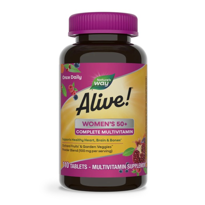 Повний мультивітамінний комплекс для жінок 50+ - 110 таблеток