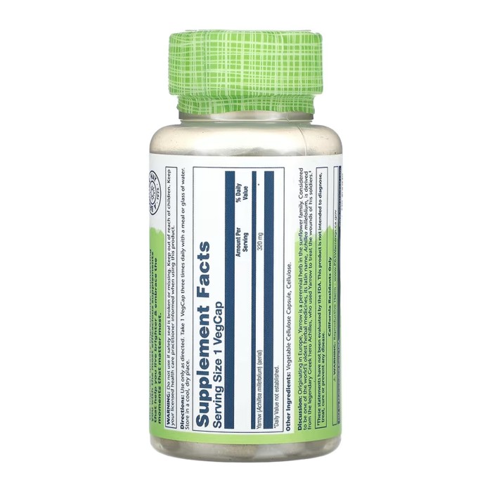 Yarrow Aerial 320mg - 100 vcaps