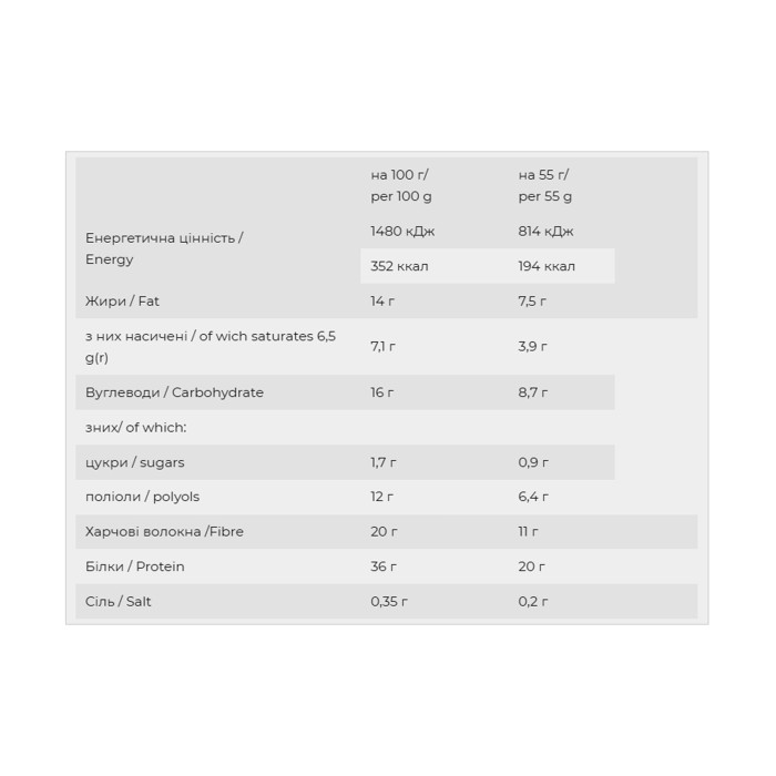 Смакота - 55 г шоколаду та карамелі