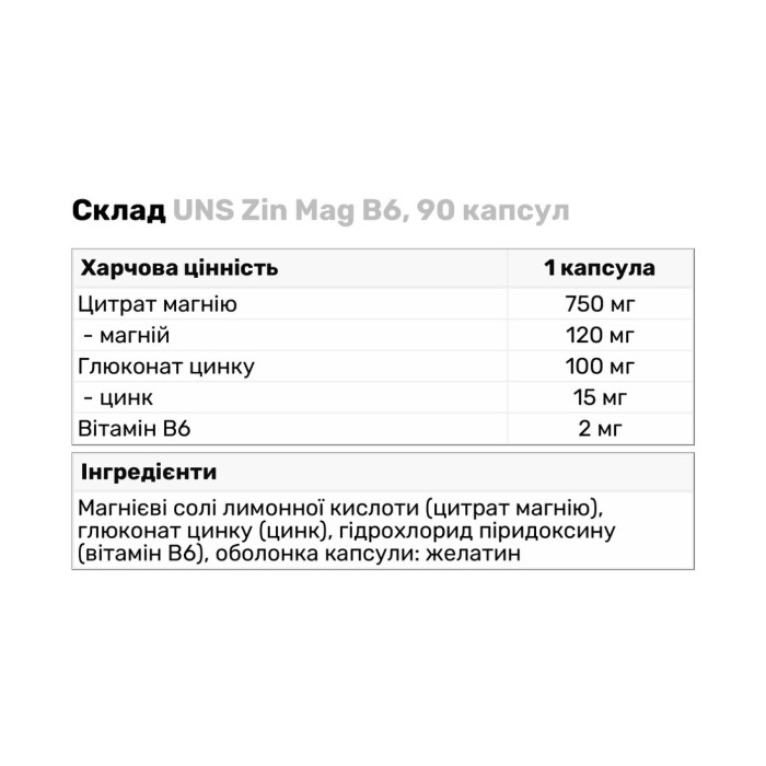 Зін Магніт B6 - 90 таблеток