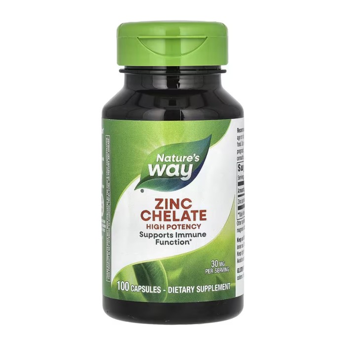 Цинк 30 мг - 100 капсул