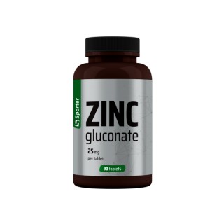 Вітаміни та мінерали Sporter Zinc Gluconate 25 mg, 90 таблеток