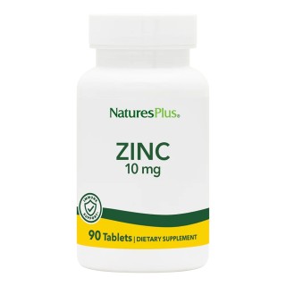 Вітаміни та мінерали Natures Plus Zinc 10 mg, 90 таблеток