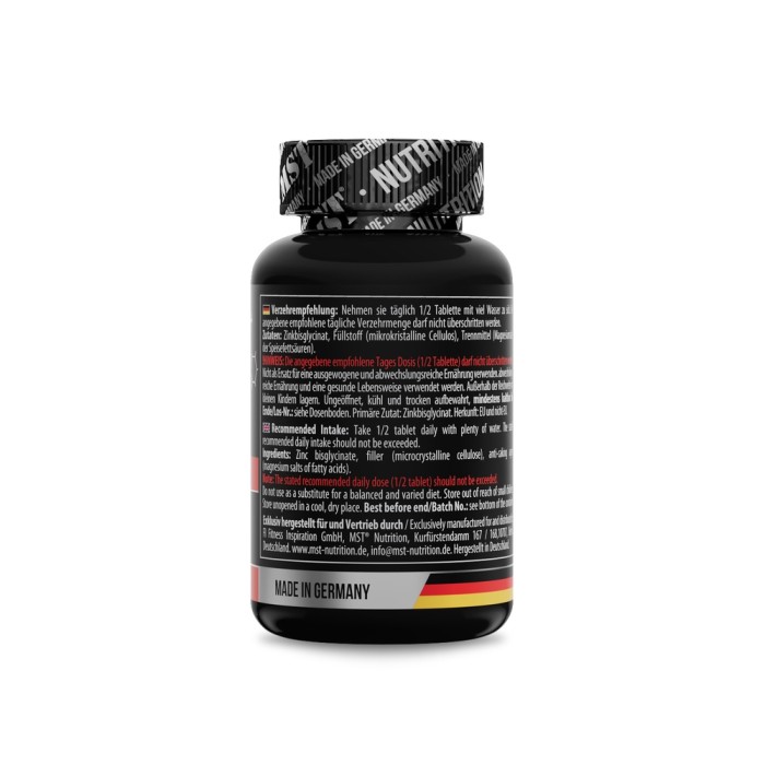 Вітаміни та мінерали MST Zinc Pro Chelate, 60 таблеток